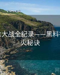 独到粉丝大战全纪录——黑料社官网爆火秘诀