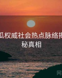 每日吃瓜权威社会热点脉络揭秘，揭秘真相