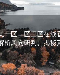 国产欧美一区二区三区在线看独家话题解析风向研判，揭秘真相