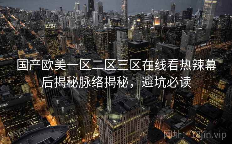 国产欧美一区二区三区在线看热辣幕后揭秘脉络揭秘，避坑必读